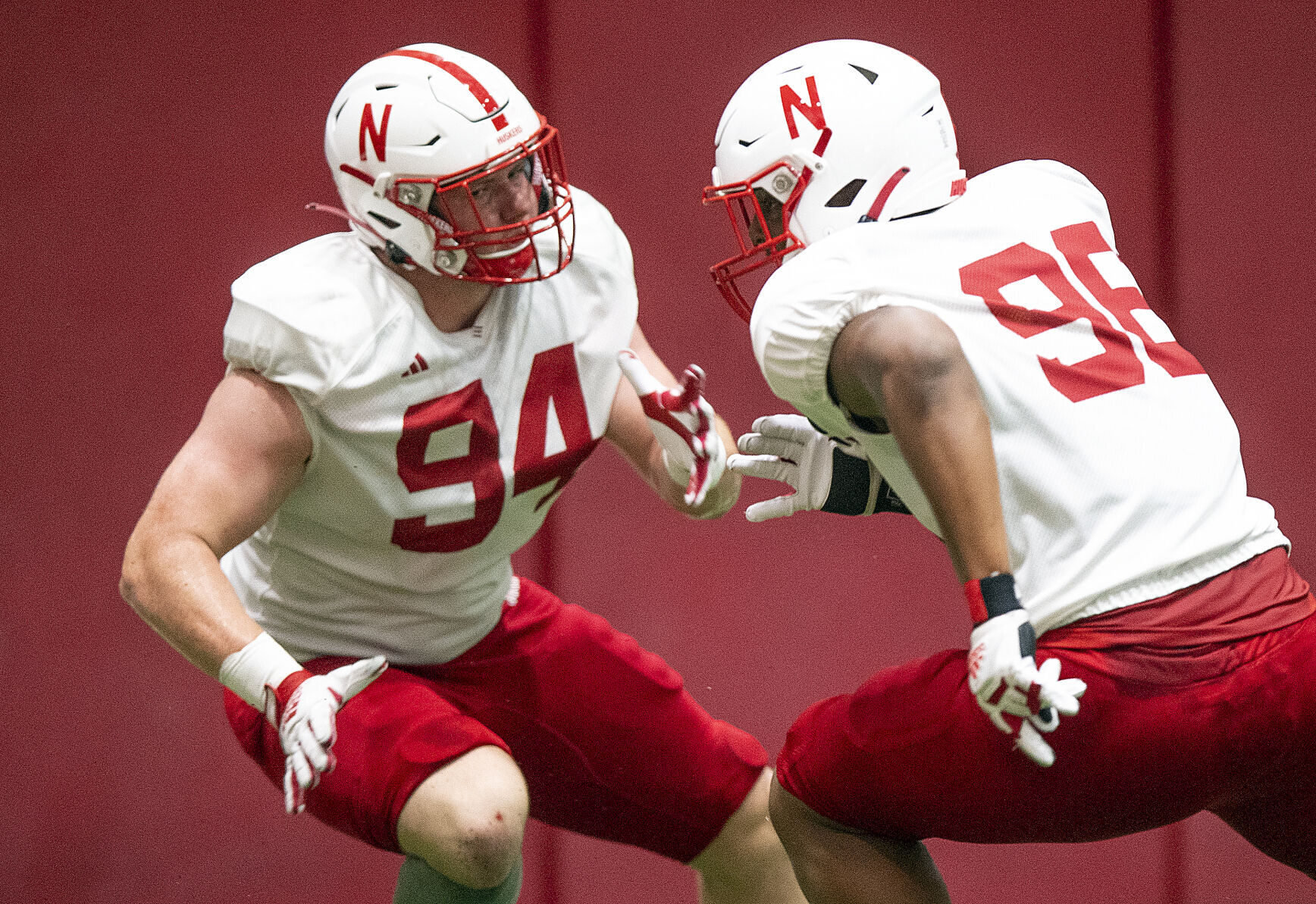 NU football practice, 8.8